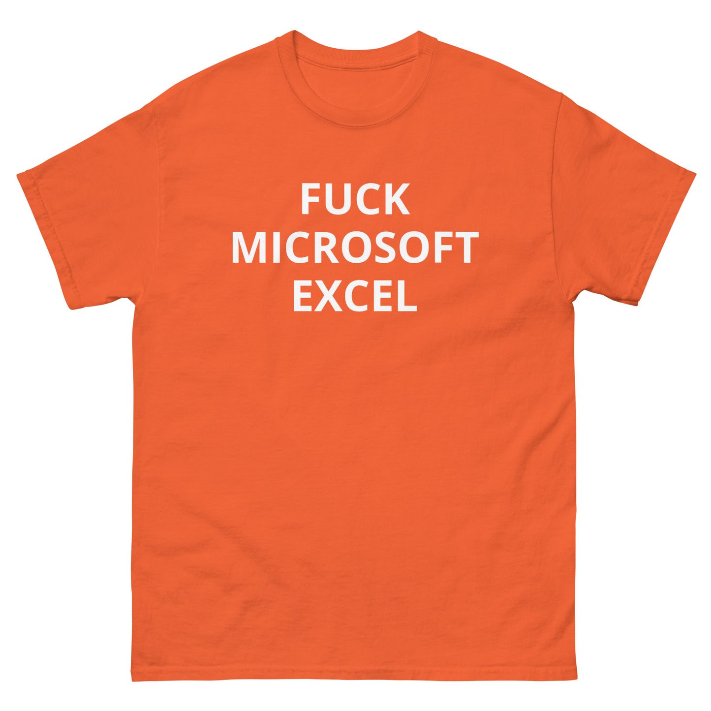 Fuck Microsoft Excel