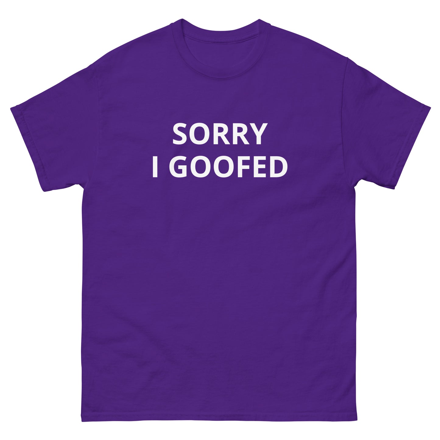 Sorry I Goofed
